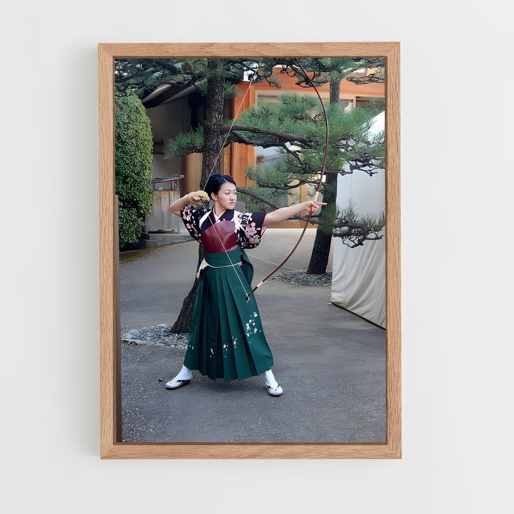 Poster Kyudo japanese – affiche Tir à l’arc (vue 4)